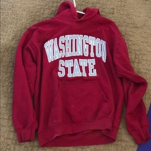 WSU red hoodie